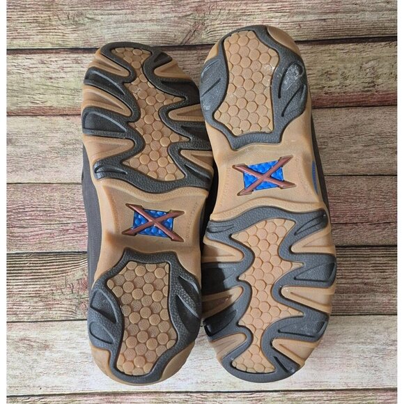 Twisted X Eco TWX Men's Gray Slip On Driving Moc Shoes Size 7.5W Antibacterial - Picture 10 of 12